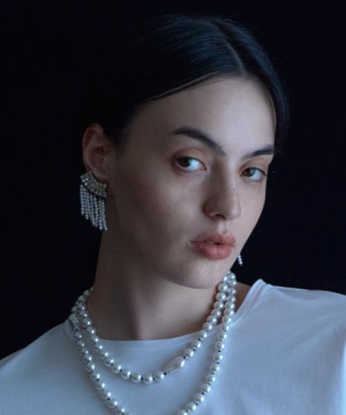 IRIS47(イリスフォーセブン)の「【IRIS 47】palace pearl earring/パレス パール イヤリング(イヤリング・レディース・シルバー・FREE)」の6枚目の写真