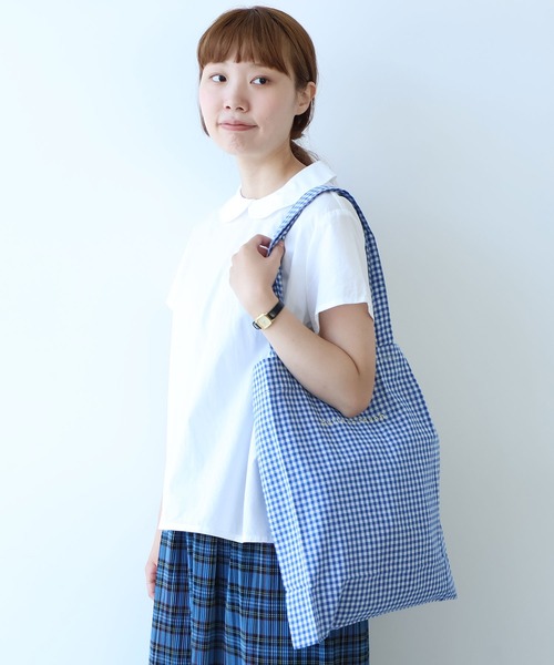 bulle de savon（ビュルデサボン）の「△ロゴトートバッグ（トートバッグ・レディース・キナリ/レッド/その他/ホワイト系その他・FREE）」の21枚目の写真