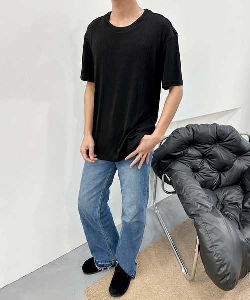 PING APPAREL】10色展開 プレーティング天竺半袖ハイネック