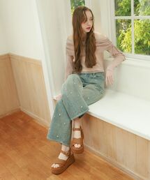 MAJESTIC LEGON | 厚底クロスボリュームサンダル(サンダル)