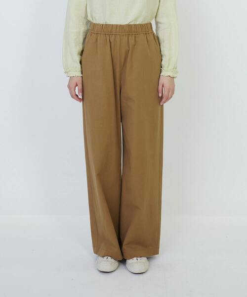 コットンリネンツイルワイドパンツ（その他パンツ）｜LOISIR