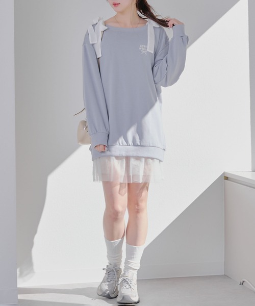 [OLUVE DES OLIVE] 配色カラー ミニワンピース★日本未入荷 OLUVE DES OLIVE] 配色カラー ミニワンピース☆日本未入荷