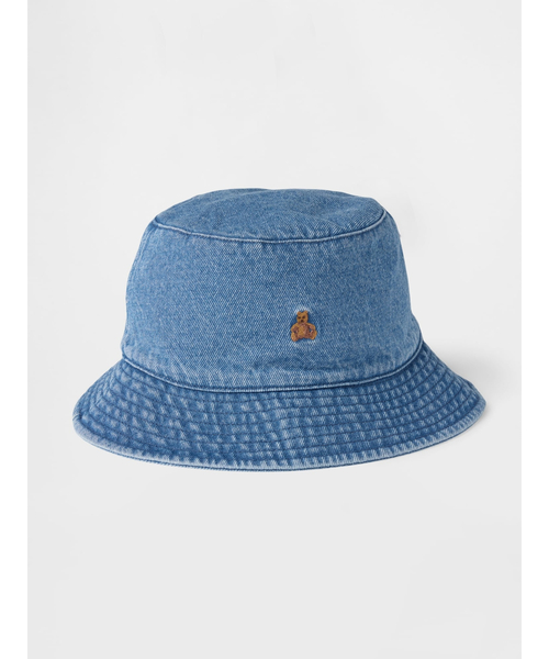 GAP(ギャップ)の「デニム バケットハット (幼児・ベビー)(ハット・キッズ・ブルー・12-24M/2-3 YRS/4-5 YRS)」の1枚目の写真