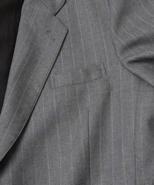 Jieda(ジエダ)の「WOOL TAILORED JACKET(テーラードジャケット・メンズ・ブラック/グレー・1/2)」の14枚目の写真