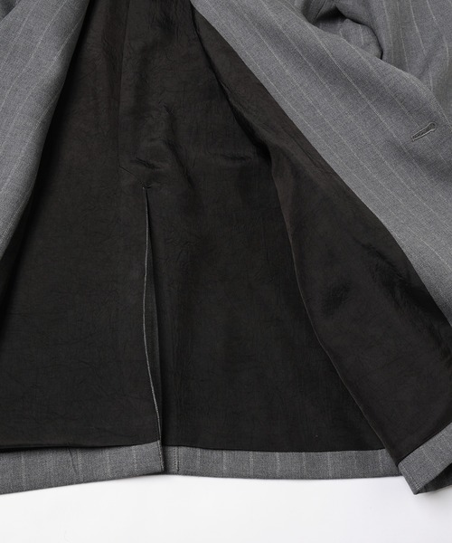 Jieda(ジエダ)の「WOOL TAILORED JACKET(テーラードジャケット・メンズ・ブラック/グレー・1/2)」の16枚目の写真