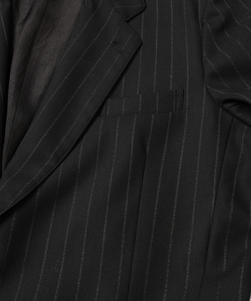 Jieda(ジエダ)の「WOOL TAILORED JACKET(テーラードジャケット・メンズ・ブラック/グレー・1/2)」の19枚目の写真