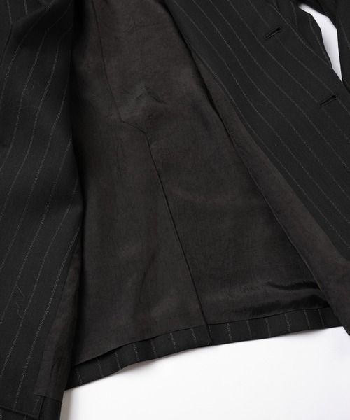 Jieda(ジエダ)の「WOOL TAILORED JACKET(テーラードジャケット・メンズ・ブラック/グレー・1/2)」の22枚目の写真