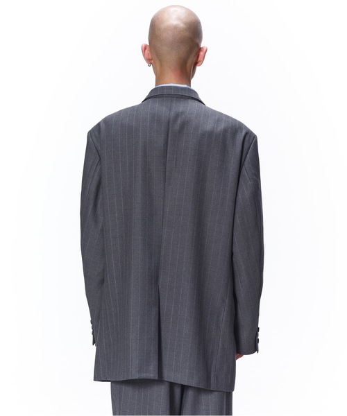 Jieda(ジエダ)の「WOOL TAILORED JACKET(テーラードジャケット・メンズ・ブラック/グレー・1/2)」の8枚目の写真