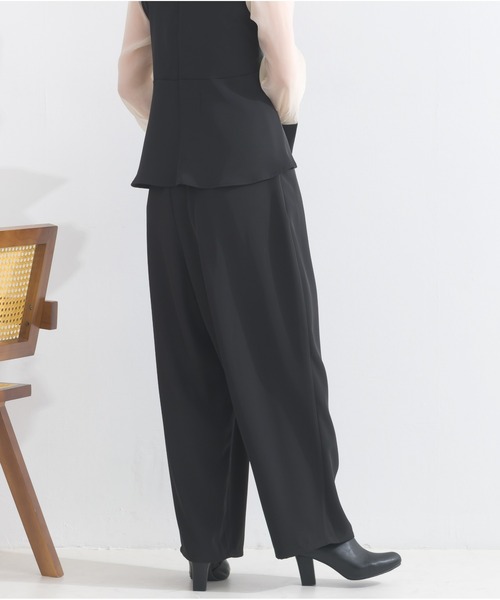 OandI（オーアンドアイ）の「エステルスムースタックカーブパンツ（その他パンツ・レディース・グレイッシュベージュ/ブラック・FREE）」の20枚目の写真