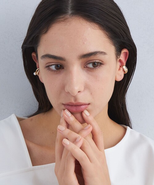 green label relaxing（グリーンレーベルリラクシング）の「2点セット イヤーカフ / イヤカフ（イヤーカフ・レディース・ゴールド/シルバー・FREE）」の3枚目の写真