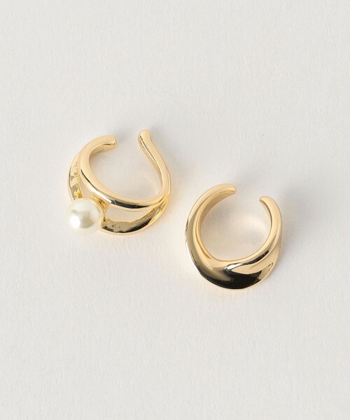 green label relaxing（グリーンレーベルリラクシング）の「2点セット イヤーカフ / イヤカフ（イヤーカフ・レディース・ゴールド/シルバー・FREE）」の6枚目の写真