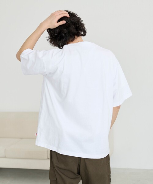coen（コーエン）の「USAコットンポケットTシャツ（Tシャツ/カットソー・メンズ・ライトブルー/ナチュラル/ダークグレー/ホワイト・S/M/L/XL）」の15枚目の写真