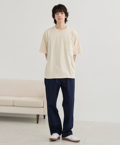 coen（コーエン）の「USAコットンポケットTシャツ（Tシャツ/カットソー・メンズ・ライトブルー/ナチュラル/ダークグレー/ホワイト・S/M/L/XL）」の21枚目の写真