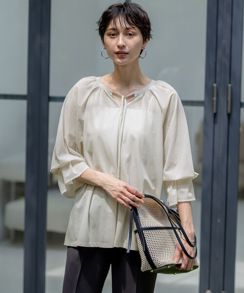 23区（ニジュウサンク）の「【Oggi7月号掲載】メッシュ トートバッグ（トートバッグ・レディース・ブラック系1・F）」の7枚目の写真