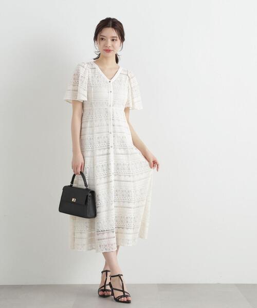 PROPORTION BODY DRESSING(プロポーションボディドレッシング)の「2wayレースワンピース / 1215140401(ワンピース・レディース・ピンク/イエロー/オフホワイト・MEDIUM/SMALL)」の6枚目の写真