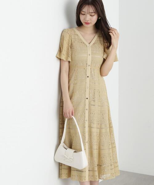 PROPORTION BODY DRESSING(プロポーションボディドレッシング)の「2wayレースワンピース / 1215140401(ワンピース・レディース・ピンク/イエロー/オフホワイト・MEDIUM/SMALL)」の16枚目の写真