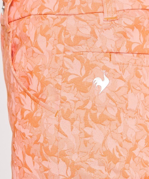 RIJOUME】ストレッチジャガードカプリパンツ -リーフ柄-（その他パンツ