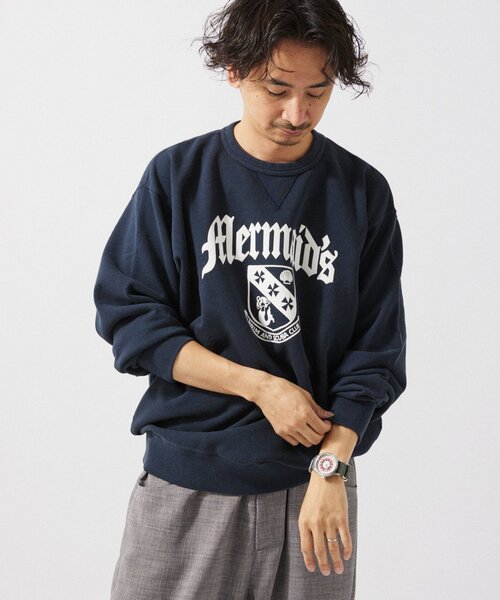 Russell Athletic(ラッセルアスレティック)の「RUSSELL ATHLETIC / ラッセル アスレティック 別注 プリントスウェット(スウェット・メンズ・ブラック系その他/イエロー系その他/ワイン/グリーン系その他/ダークブルー・MEDIUM/LARGE)」の22枚目の写真