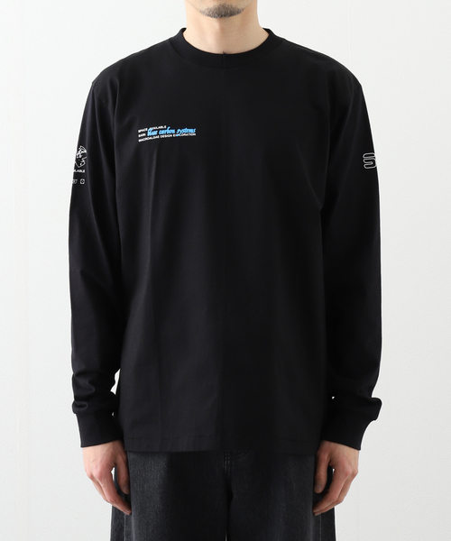 JOURNAL STANDARD（ジャーナルスタンダード）の「SPACE AVAILABLE BLUE CARBON MAPPING LONG（Tシャツ/カットソー・メンズ・ブラック・LARGE）」の4枚目の写真