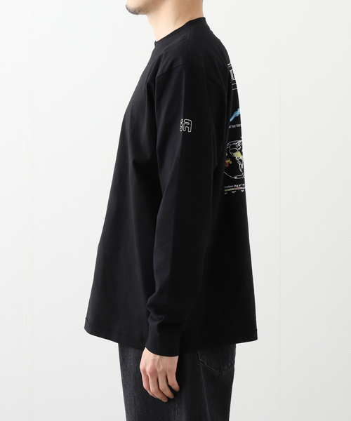 JOURNAL STANDARD（ジャーナルスタンダード）の「SPACE AVAILABLE BLUE CARBON MAPPING LONG（Tシャツ/カットソー・メンズ・ブラック・LARGE）」の5枚目の写真