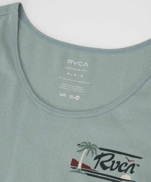 RVCA(ルーカ)の「RVCA メンズ EXOTICA TANK タンクトップ 【2025年春夏モデル】/ルーカバックプリントタンクトップ(タンクトップ・メンズ・グリーン系その他・SMALL/MEDIUM/LARGE/X-LARGE)」の5枚目の写真