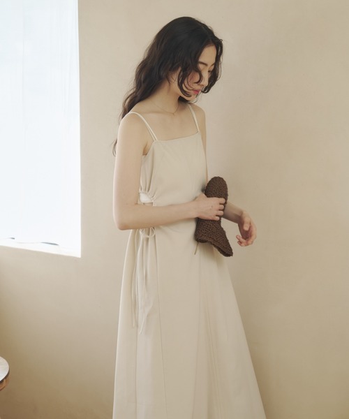 REMOON（リムーン）の「ギャザーキャミワンピース（ワンピース・レディース・チェック/ナチュラル・FREE）」の10枚目の写真