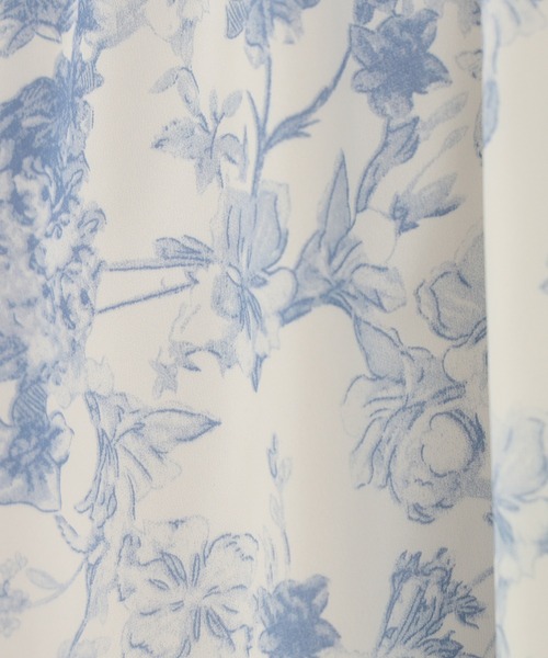 ASTORIA ODIER（アストリアオディール）の「花柄リボンタイワンピース（ワンピース・レディース・ブルー/ライトグレー・SMALL/MEDIUM）」の20枚目の写真