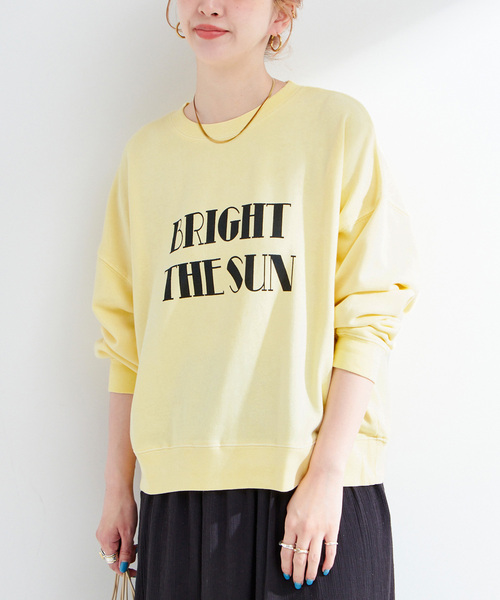 B.C STOCK（ベーセーストック）の「アソートカラーロゴスウェット（スウェット・レディース・イエロー/ネイビー/レッド/チャコールグレー・FREE）」の4枚目の写真