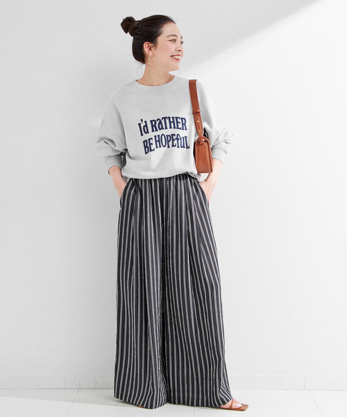 B.C STOCK（ベーセーストック）の「アソートカラーロゴスウェット（スウェット・レディース・イエロー/ネイビー/レッド/チャコールグレー・FREE）」の7枚目の写真