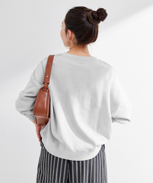 B.C STOCK（ベーセーストック）の「アソートカラーロゴスウェット（スウェット・レディース・イエロー/ネイビー/レッド/チャコールグレー・FREE）」の12枚目の写真