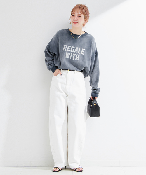 B.C STOCK（ベーセーストック）の「アソートカラーロゴスウェット（スウェット・レディース・イエロー/ネイビー/レッド/チャコールグレー・FREE）」の13枚目の写真