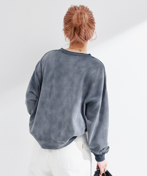 B.C STOCK（ベーセーストック）の「アソートカラーロゴスウェット（スウェット・レディース・イエロー/ネイビー/レッド/チャコールグレー・FREE）」の19枚目の写真