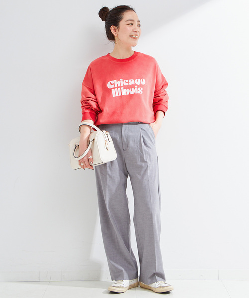 B.C STOCK（ベーセーストック）の「アソートカラーロゴスウェット（スウェット・レディース・イエロー/ネイビー/レッド/チャコールグレー・FREE）」の20枚目の写真