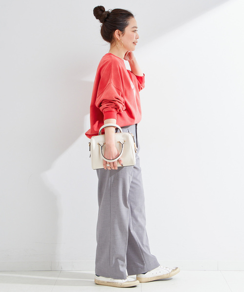 B.C STOCK（ベーセーストック）の「アソートカラーロゴスウェット（スウェット・レディース・イエロー/ネイビー/レッド/チャコールグレー・FREE）」の21枚目の写真