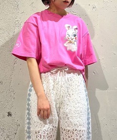 ないこ Tシャツ ホワイト×ピンク Sサイズ 「いれいす×ZOZOTOWN」 いれいす×ZOZOTOWN ないこTメンバーカラーver.（Tシャツ