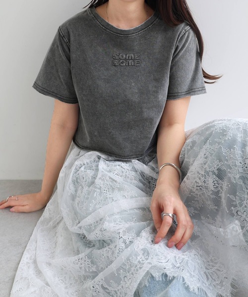 セール】ヴィンテージ加工ロゴミニTシャツ（Tシャツ/カットソー