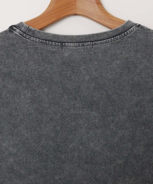 Freesia by andme(フリージアバイアンドミー)の「ヴィンテージ加工ロゴミニTシャツ(Tシャツ/カットソー・レディース・キナリ/ブルー/グレー・M)」の18枚目の写真