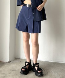 PAGEBOY | ハイウエストプリーツショートパンツ(その他パンツ)