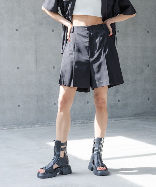 PAGEBOY(ページボーイ)の「ハイウエストプリーツショートパンツ(その他パンツ・レディース・ブラック/ブルー系その他・FREE)」の21枚目の写真
