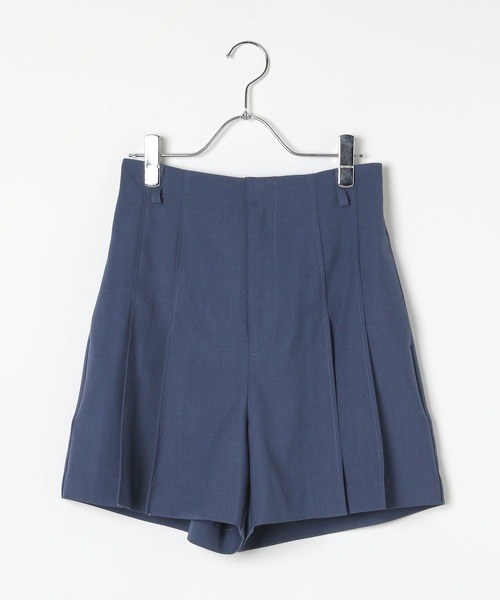 PAGEBOY(ページボーイ)の「ハイウエストプリーツショートパンツ(その他パンツ・レディース・ブラック/ブルー系その他・FREE)」の5枚目の写真