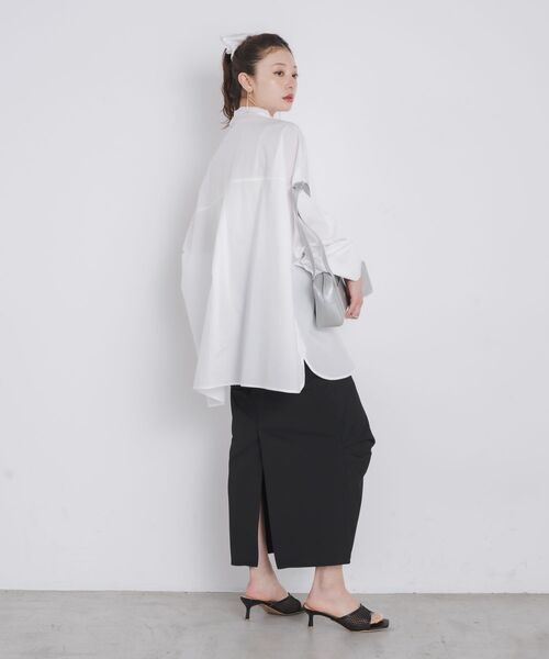 kivi（キヴィ）の「Huge shirts（シャツ/ブラウス・レディース・ライトブルー/オフホワイト/ライトピンク・FREE）」の6枚目の写真