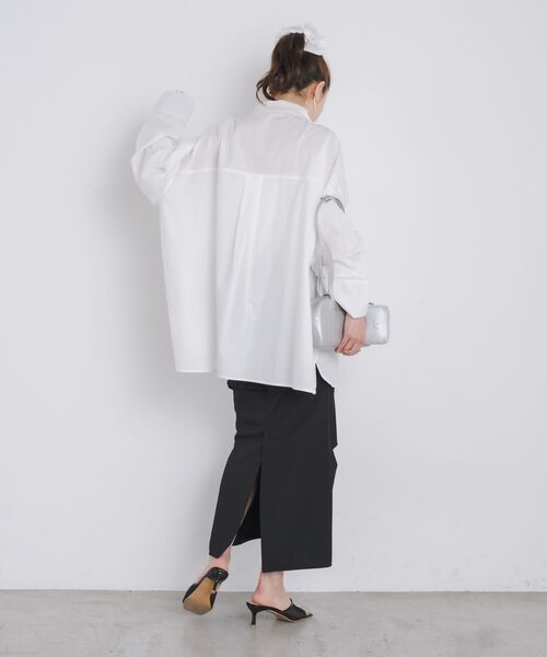 kivi（キヴィ）の「Huge shirts（シャツ/ブラウス・レディース・ライトブルー/オフホワイト/ライトピンク・FREE）」の7枚目の写真