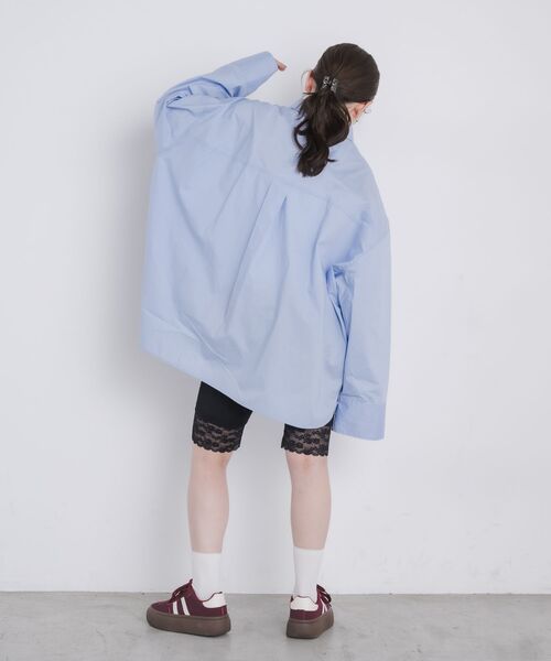 kivi（キヴィ）の「Huge shirts（シャツ/ブラウス・レディース・ライトブルー/オフホワイト/ライトピンク・FREE）」の20枚目の写真