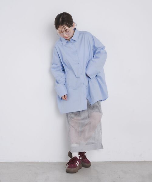 kivi（キヴィ）の「Huge shirts（シャツ/ブラウス・レディース・ライトブルー/オフホワイト/ライトピンク・FREE）」の22枚目の写真