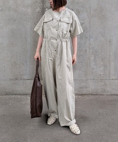 セール】T/NYタフタオールインワン（つなぎ/オールインワン