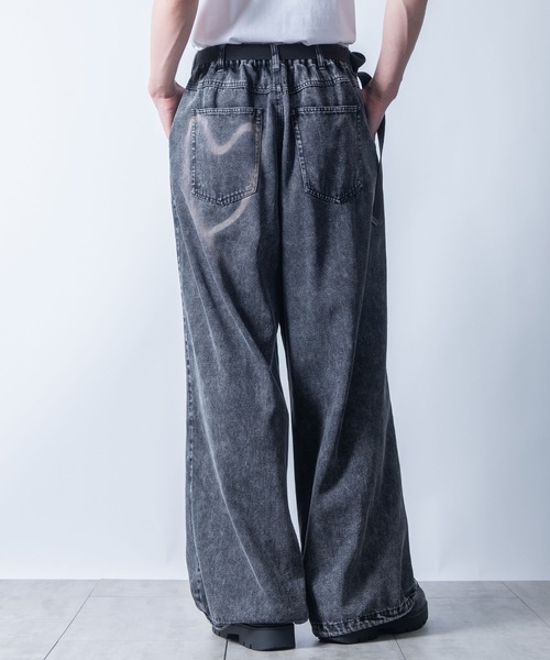 2024AW リメイクデニム 02.160 セール】remake design denim pants/リメイクデザイン デニム