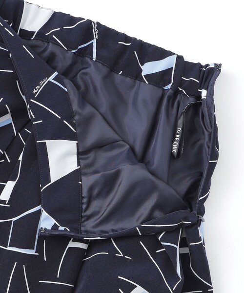 【☆セール中！です☆様】新品☆TO BE CHIC プリントスカート TO BE CHIC スカート スパンドットプリント : ZOZOTOWN Yahoo!店
