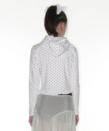 crank クランクDot Frill Hoodie ドットフリルフーディー