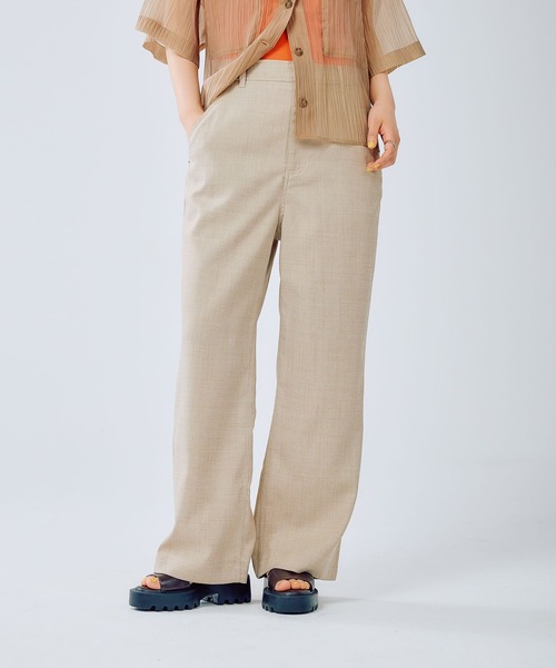 LEPSIM(レプシィム)の「セミフレアパンツ 453402(その他パンツ・レディース・ブラック/グレー/ベージュ・MEDIUM/LARGE)」の1枚目の写真