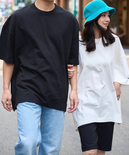 ATHLETA（アスレタ）の「［ athleta ］ビッグシルエットTシャツ（Tシャツ/カットソー・レディース・ブラック/オフホワイト・L/M）」の7枚目の写真